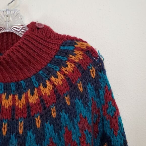 Vintage IVY handknit chunky knit oversized sweater - Picture 3 of 8